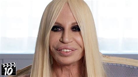 How Donatella Versace Drastically Changed Her Looks.